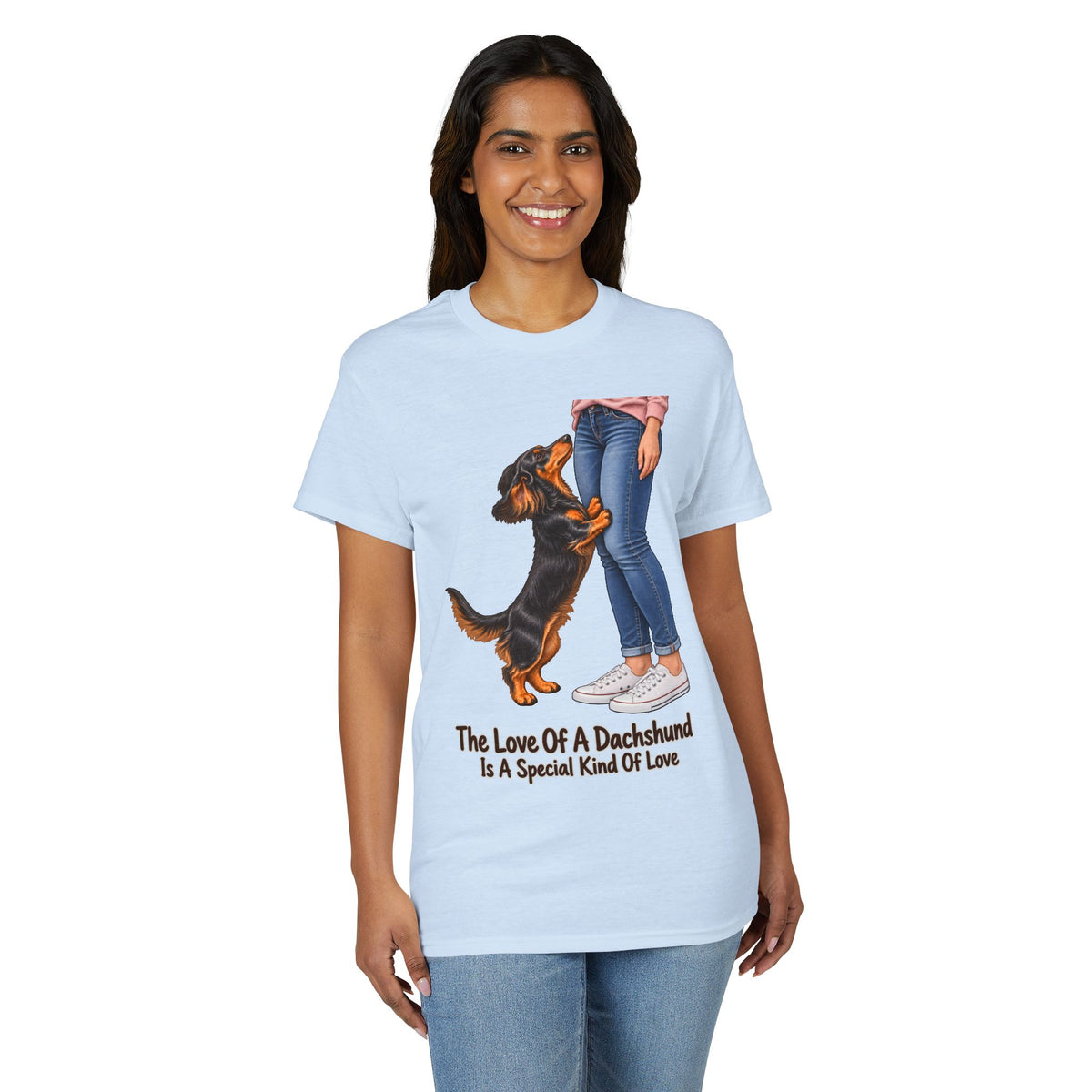 The Love Of A Dachshund Is A Special Kind Of Love Long Hair Women's T-Shirt