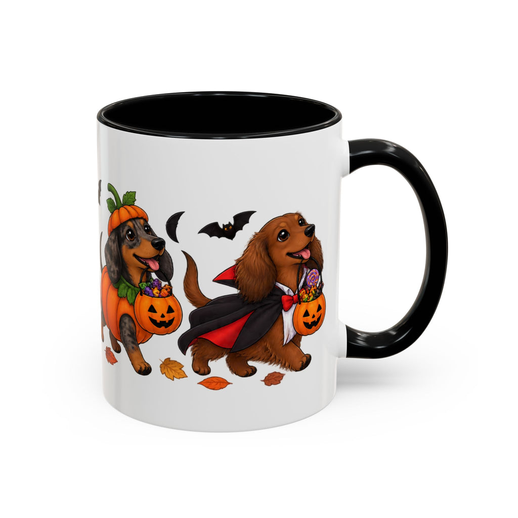 Dachshund Halloween Costume Parade Accent Coffee Mug