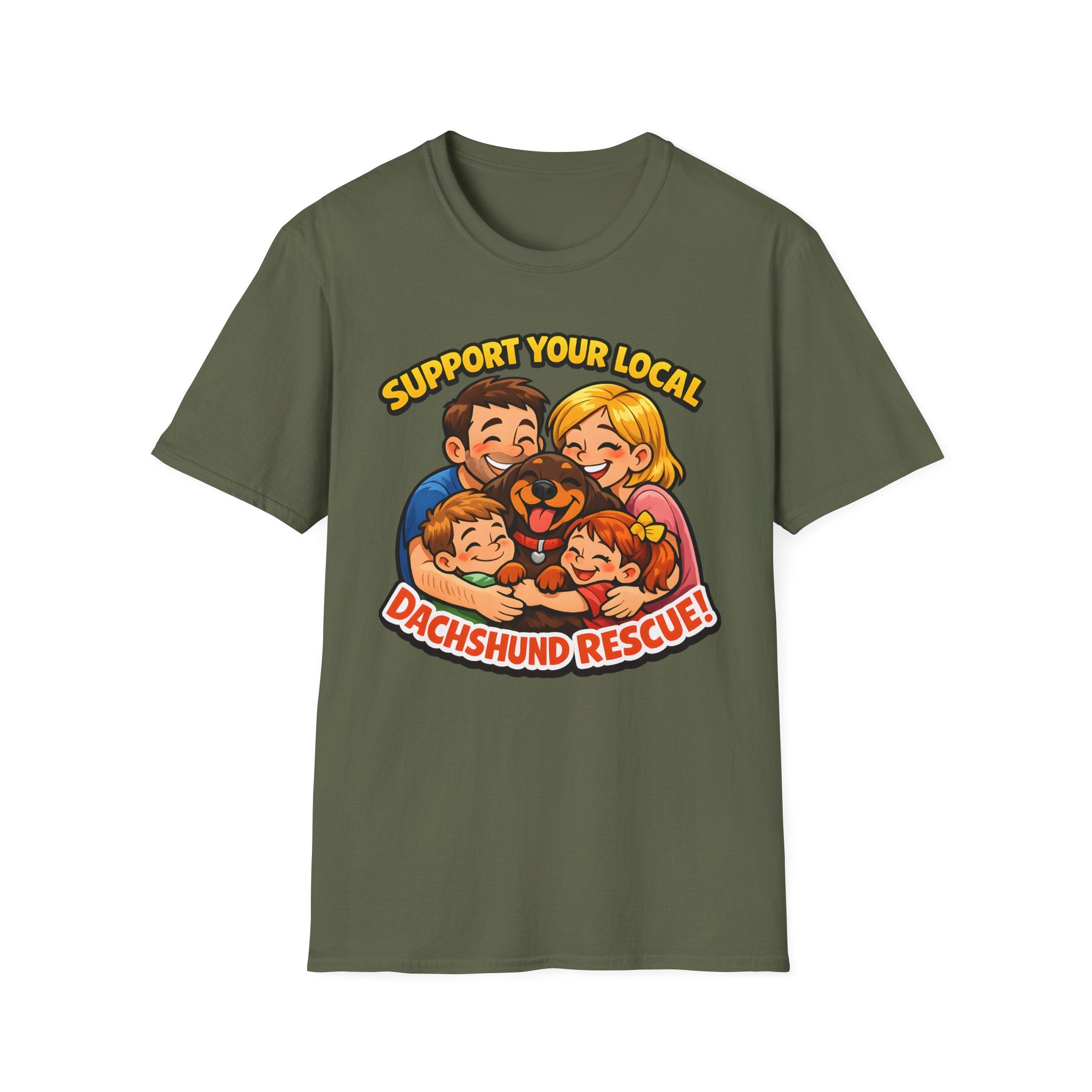Support Your Local Dachshund Rescue T-Shirt