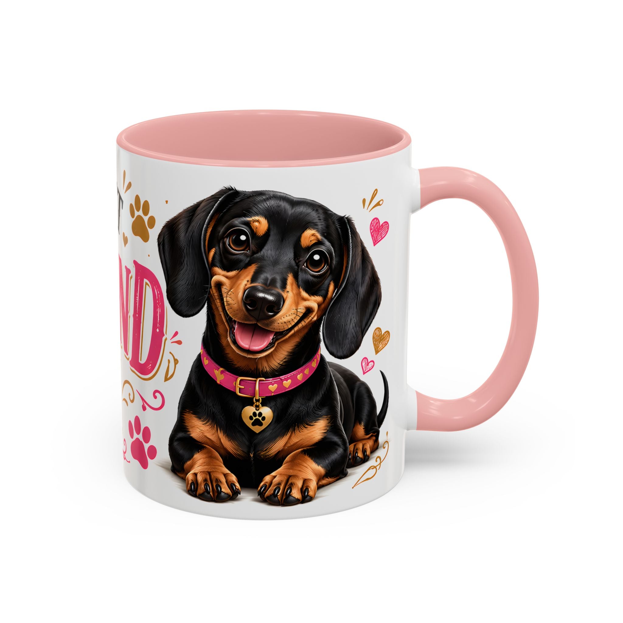 World's Best Dachshund Mom Accent Coffee Mug