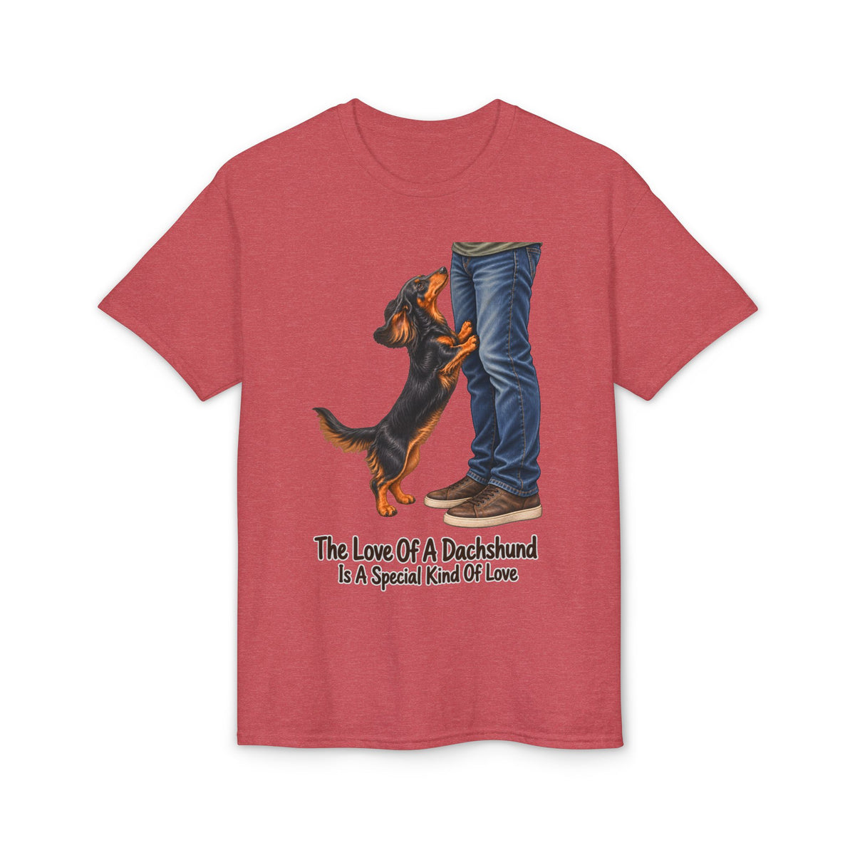 The Love Of A Dachshund Is A Special Kind Of Love Long Hair Men's T-Shirt