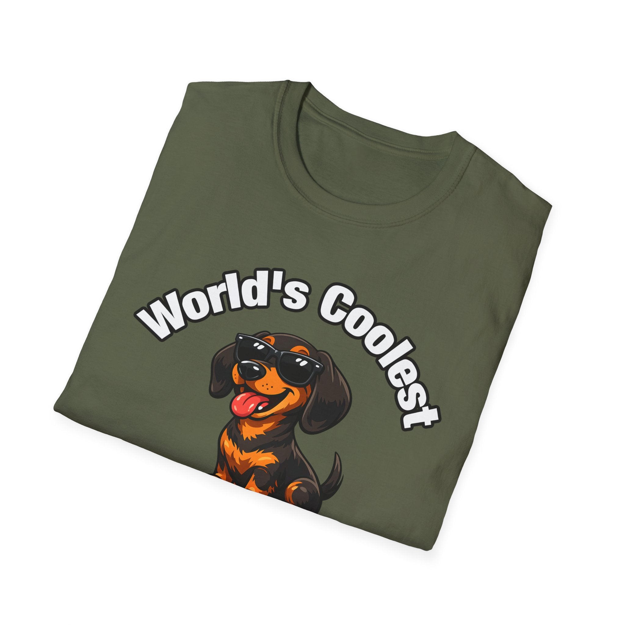 World's Coolest Dachshund Dad Men's T-Shirt