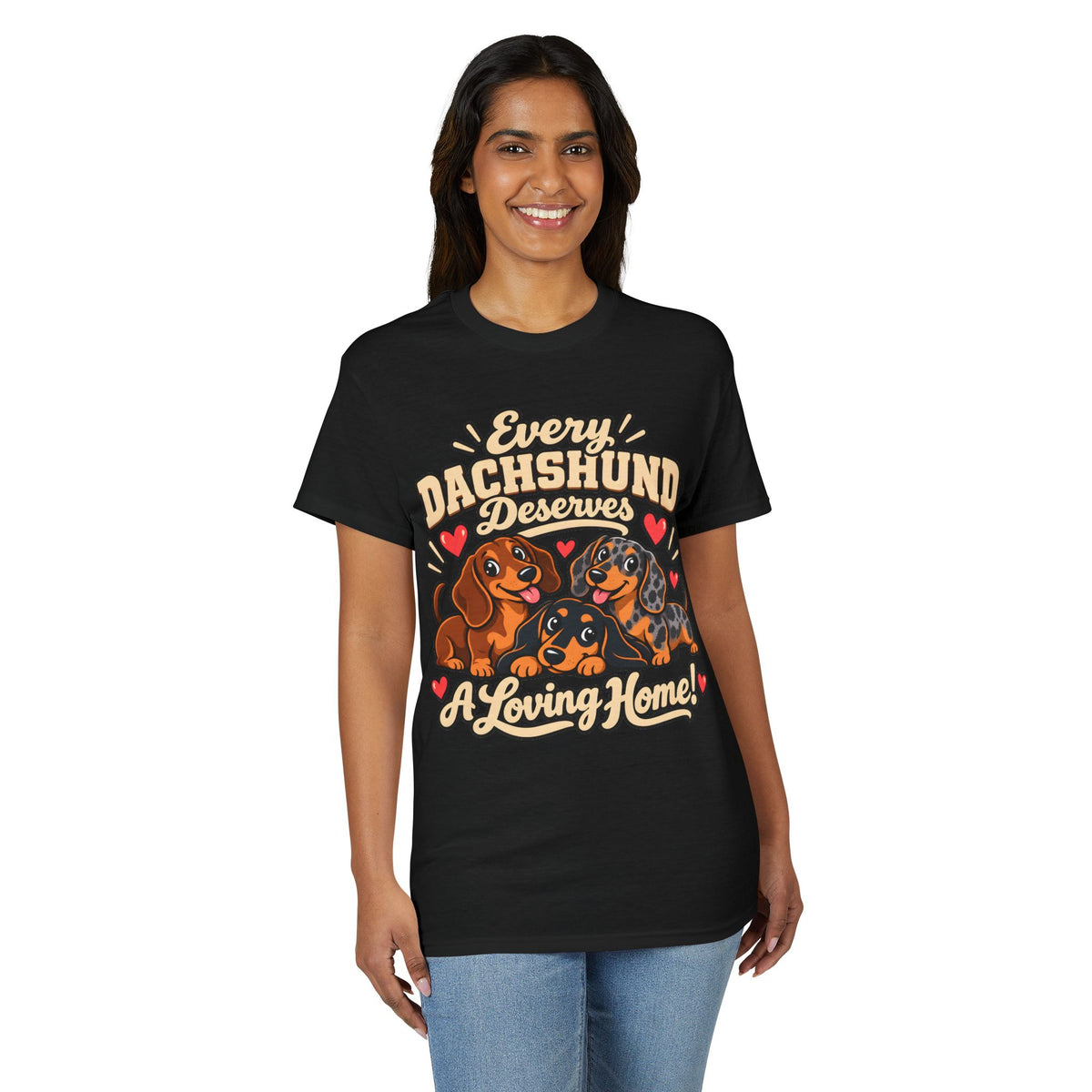 Every Dachshund Deserves A Loving Home T-Shirt