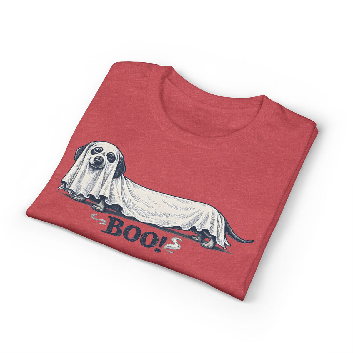 Long Dachshund Ghost Boo T-Shirt