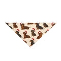 Weens In Santa Hats Dog Bandana