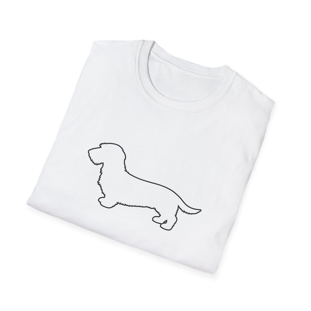 Wire Hair Dachshund Silhouette T-Shirt