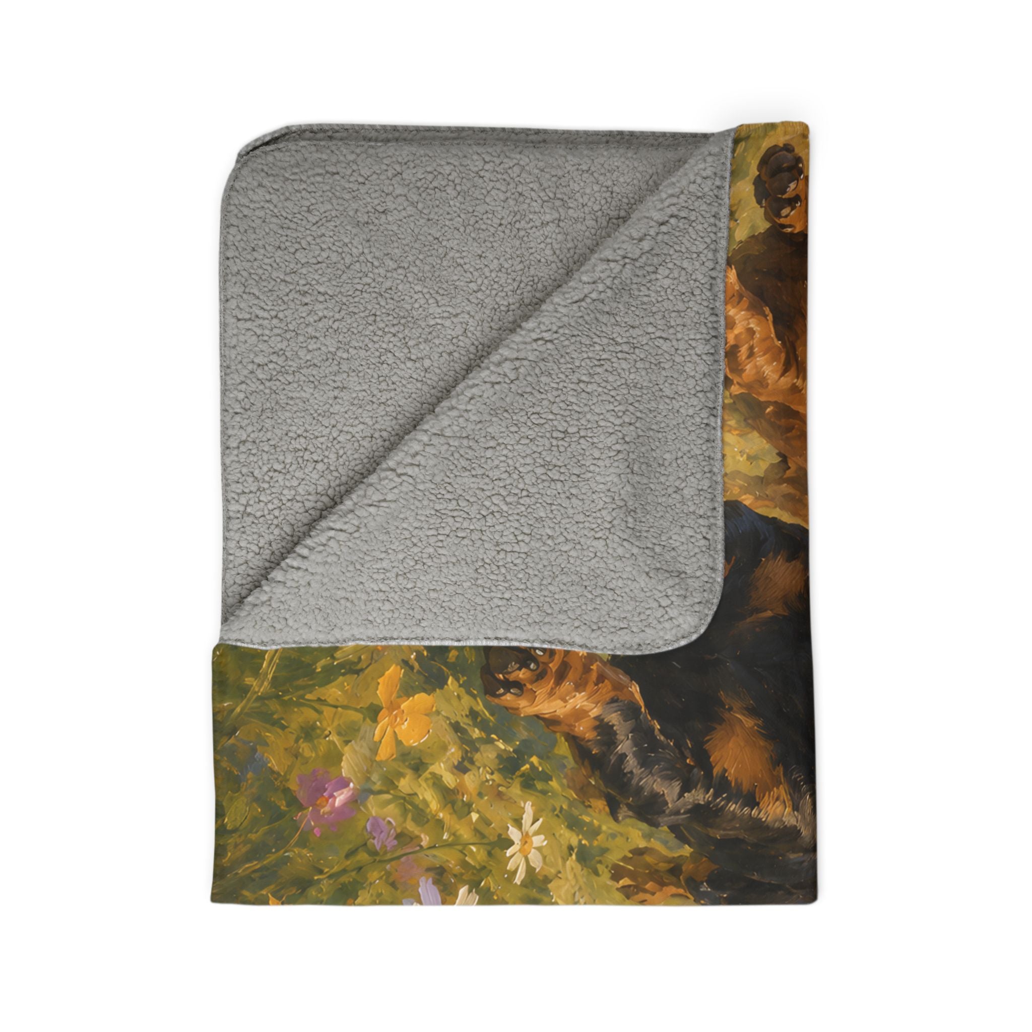Field Run Fleece Sherpa Blanket