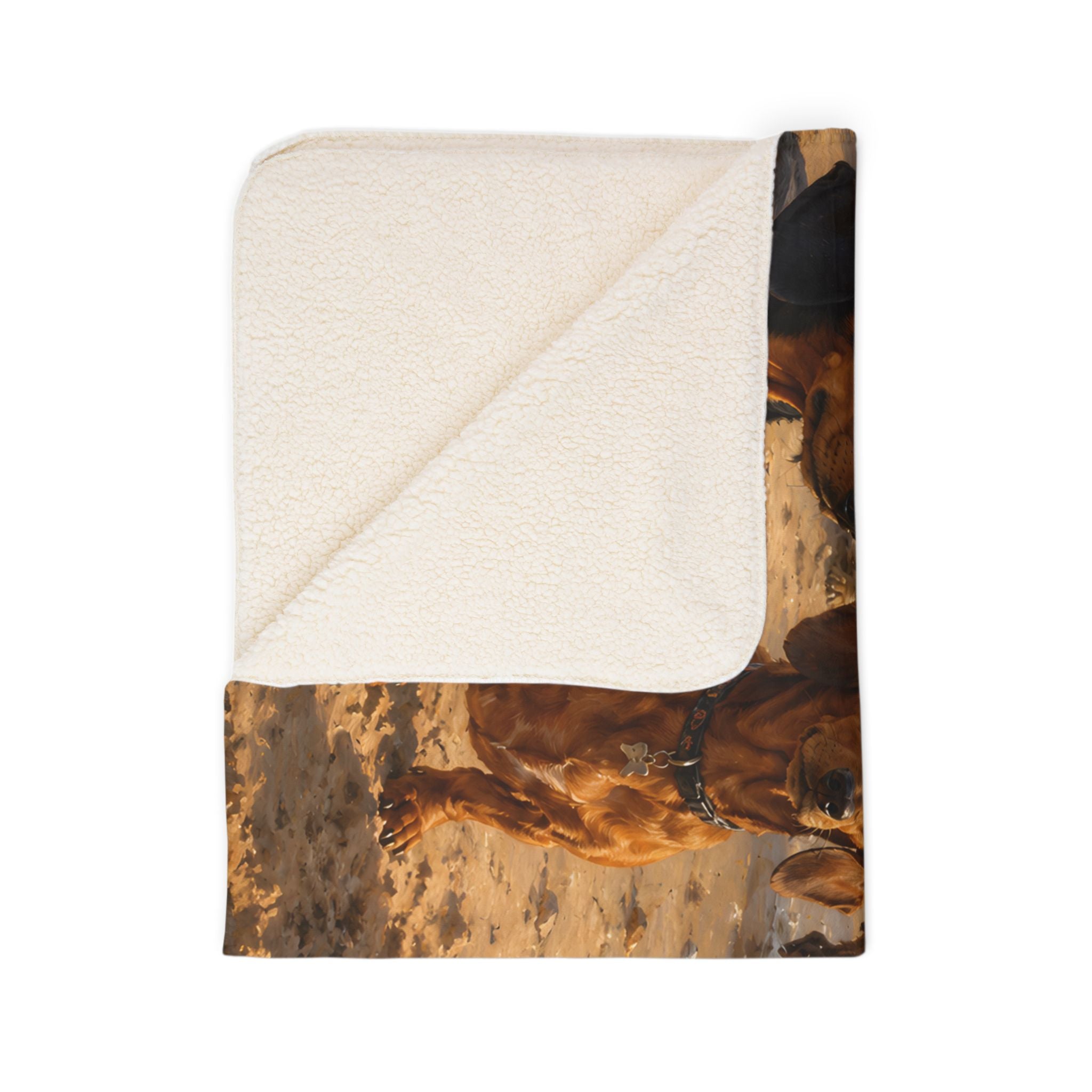 Beach Exploration Fleece Sherpa Blanket