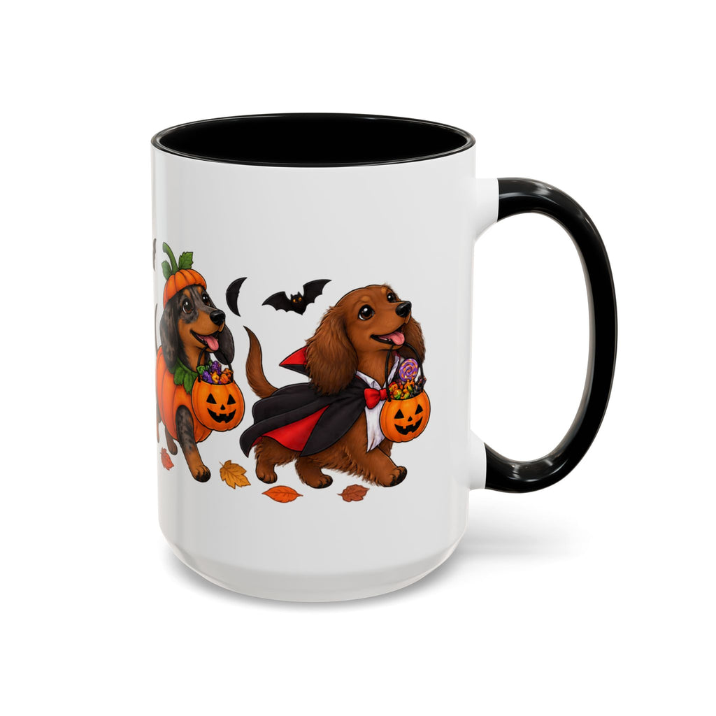 Dachshund Halloween Costume Parade Accent Coffee Mug