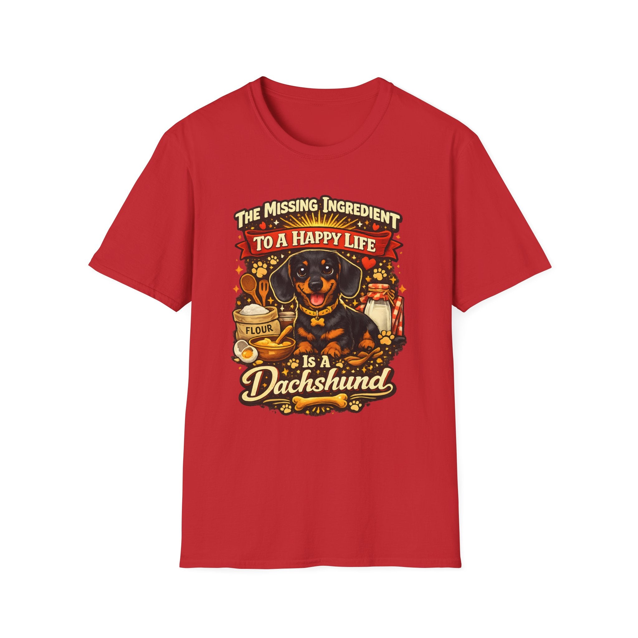 The Missing Ingredient To A Happy Life Is A Dachshund T-Shirt