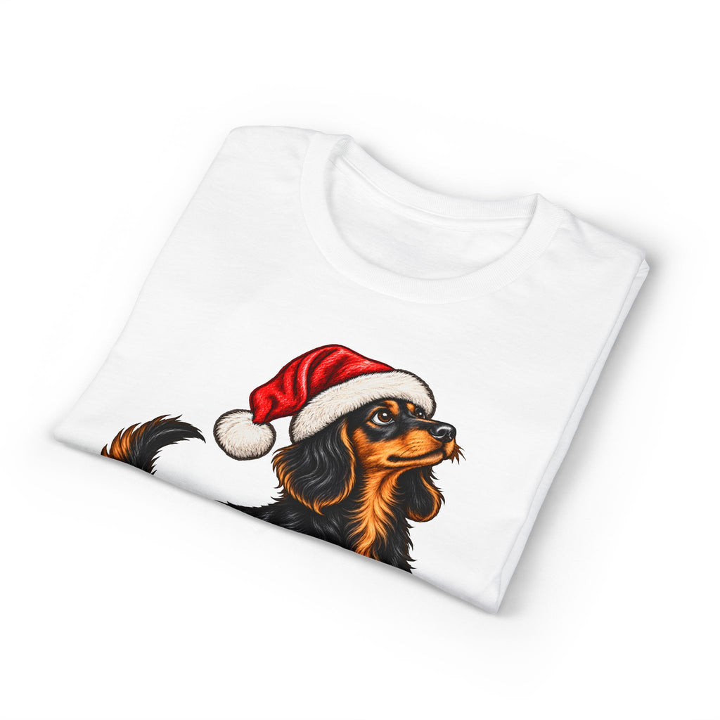 Long Hair With Santa Hat T-Shirt