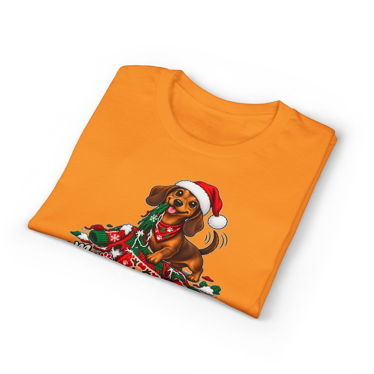 My Dachshund Destroyed My Ugly Christmas Sweater T-Shirt