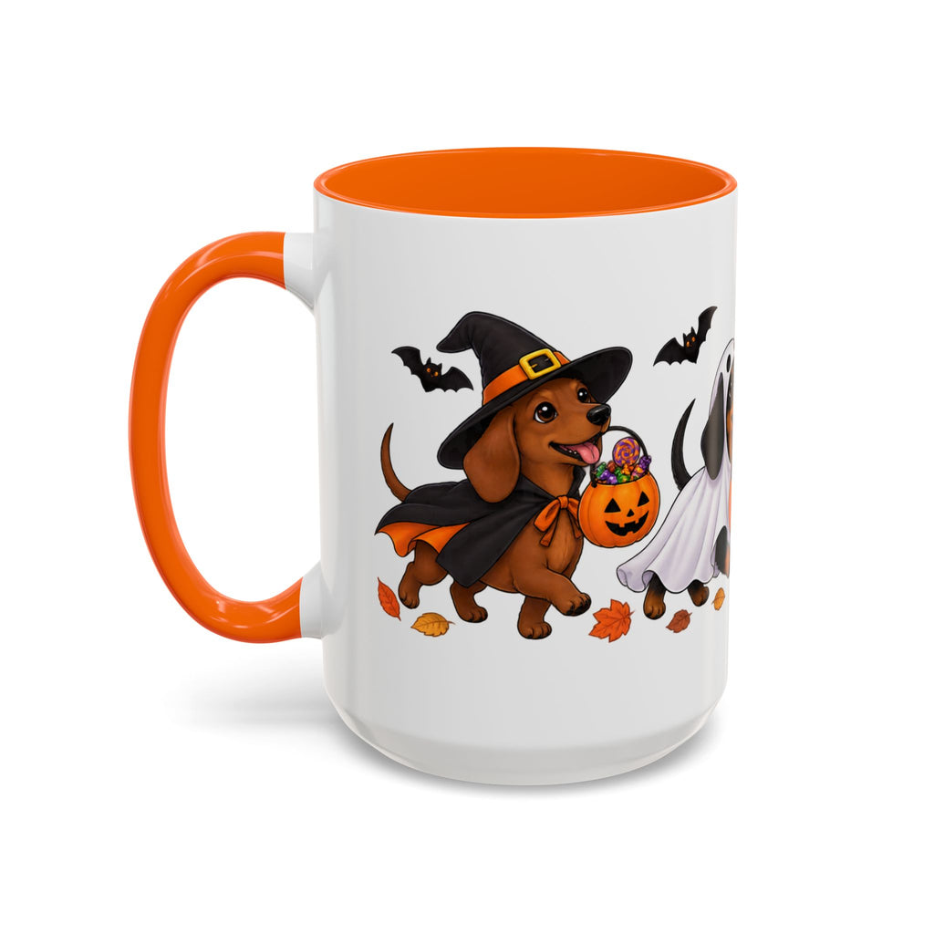 Dachshund Halloween Costume Parade Accent Coffee Mug