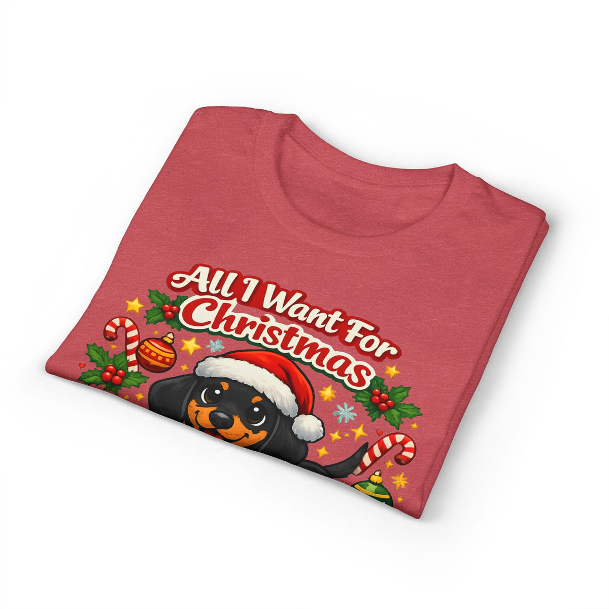 All I Want For Christmas Is A Weiner Dog T-Shirt