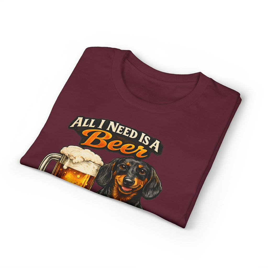 All I Need Is A Beer And A Dachshund T-Shirt