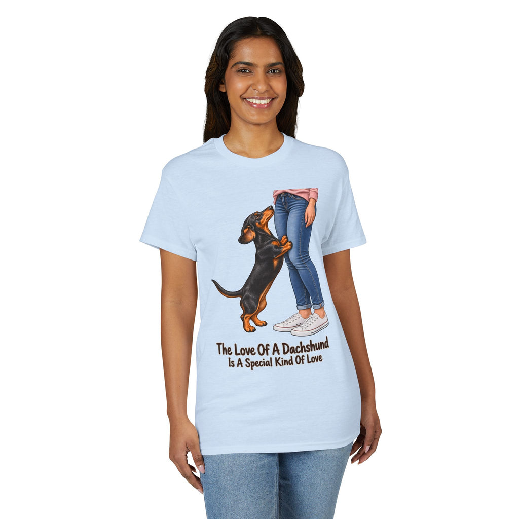 The Love Of A Dachshund Is A Special Kind Of Love Short Hair Women's T-Shirt