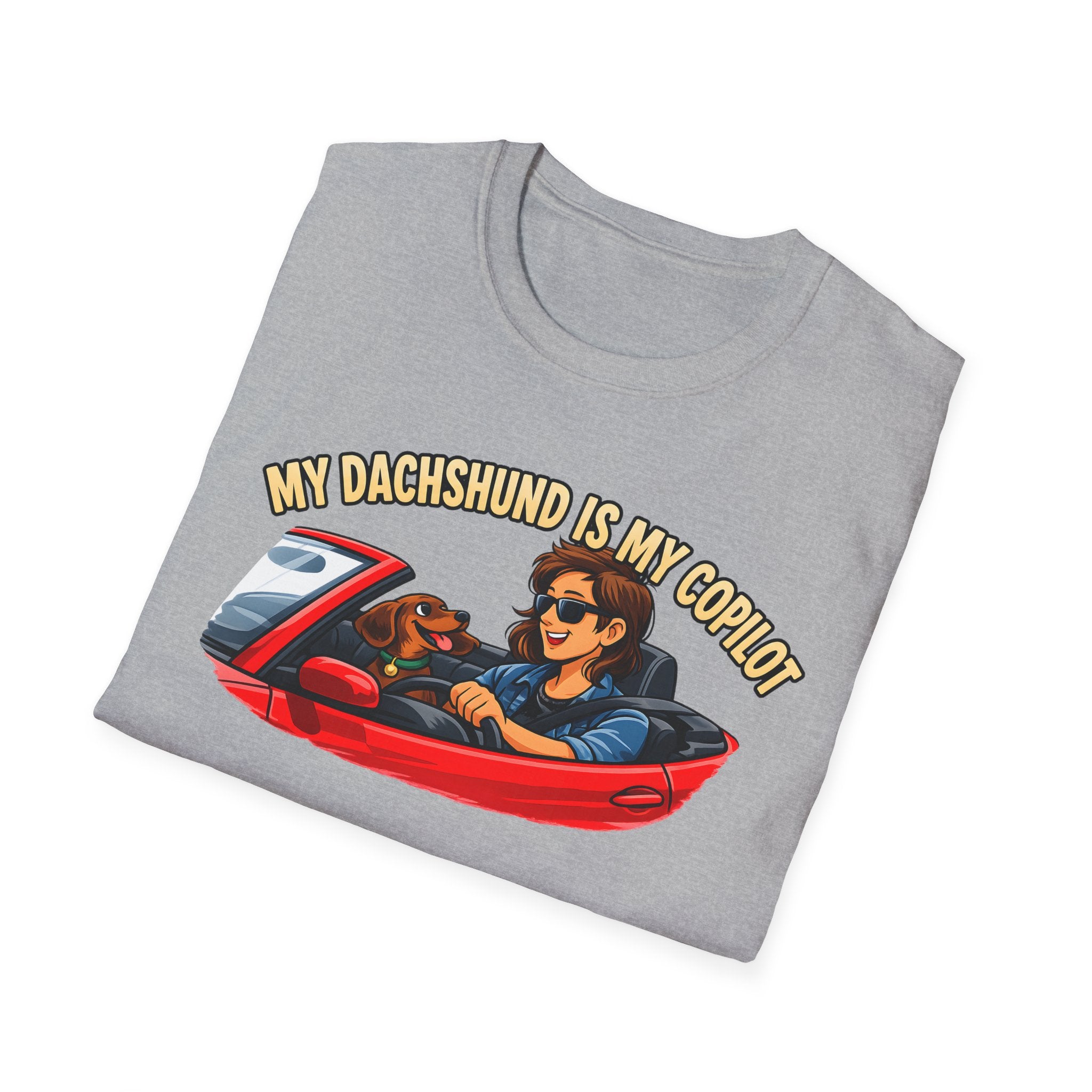 My Dachshund Is My Copilot Women's T-Shirt