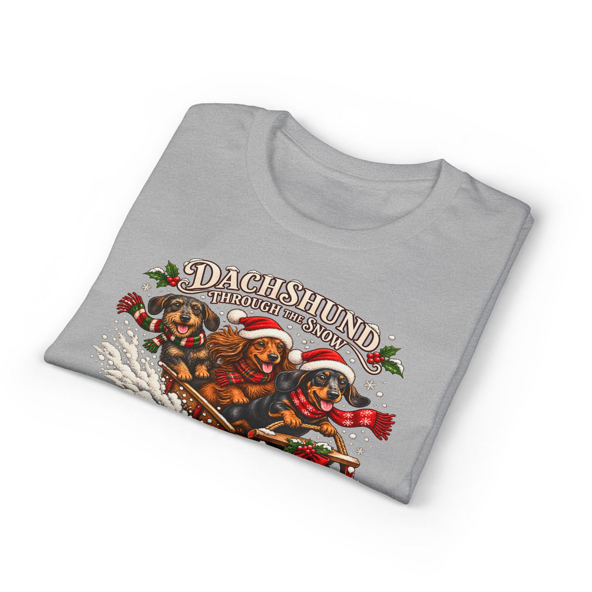 Dachshund Through The Snow T-Shirt