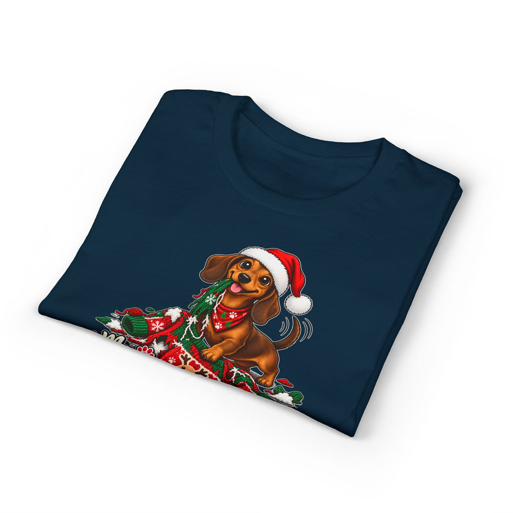My Dachshund Destroyed My Ugly Christmas Sweater T-Shirt