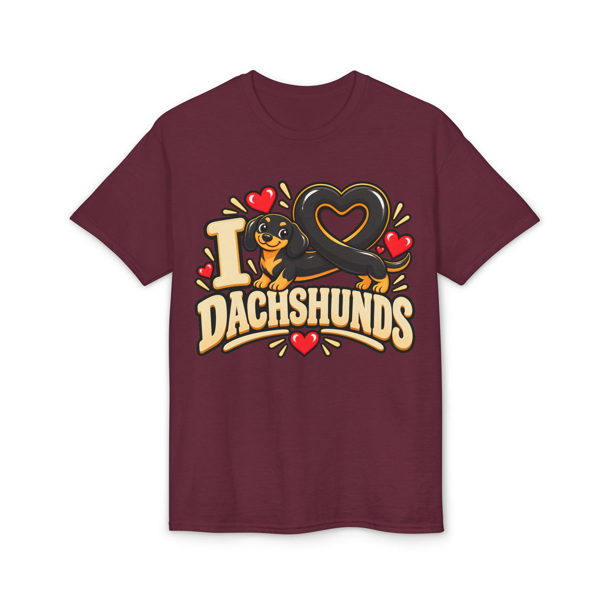 I Love Dachshunds T-Shirt