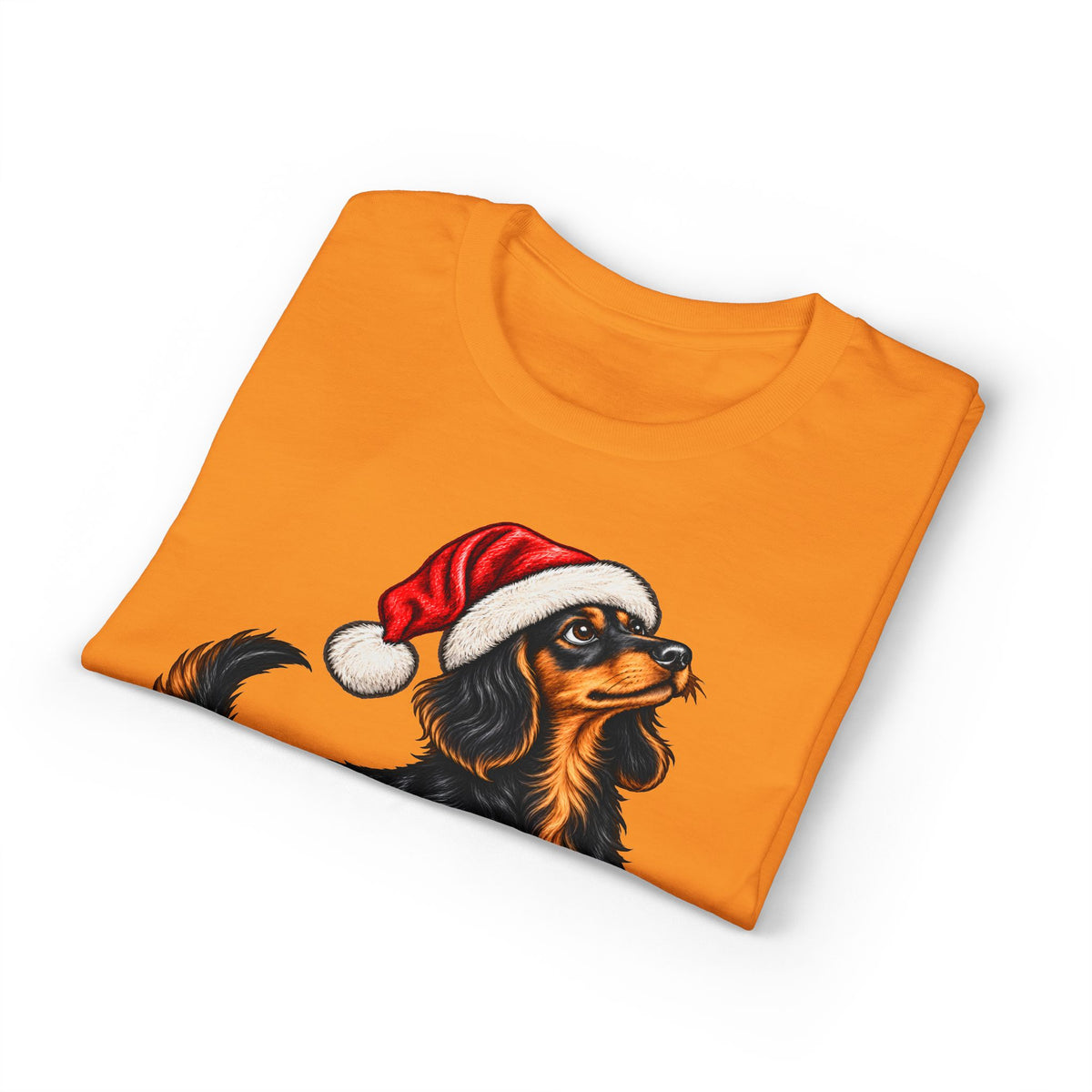 Long Hair With Santa Hat T-Shirt