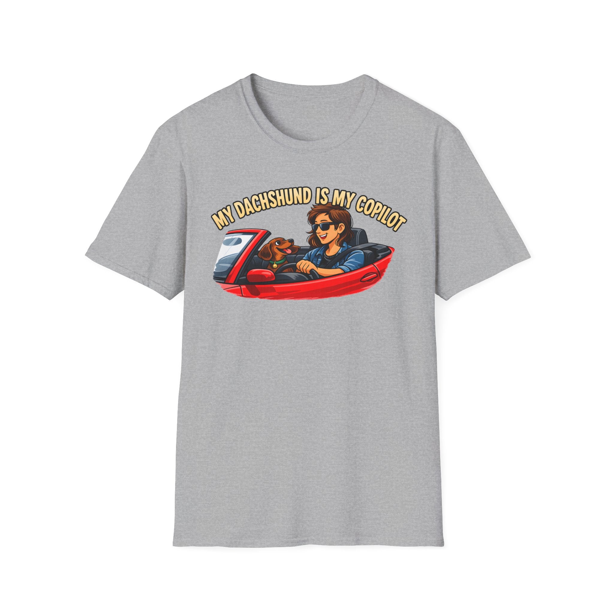 My Dachshund Is My Copilot Women's T-Shirt