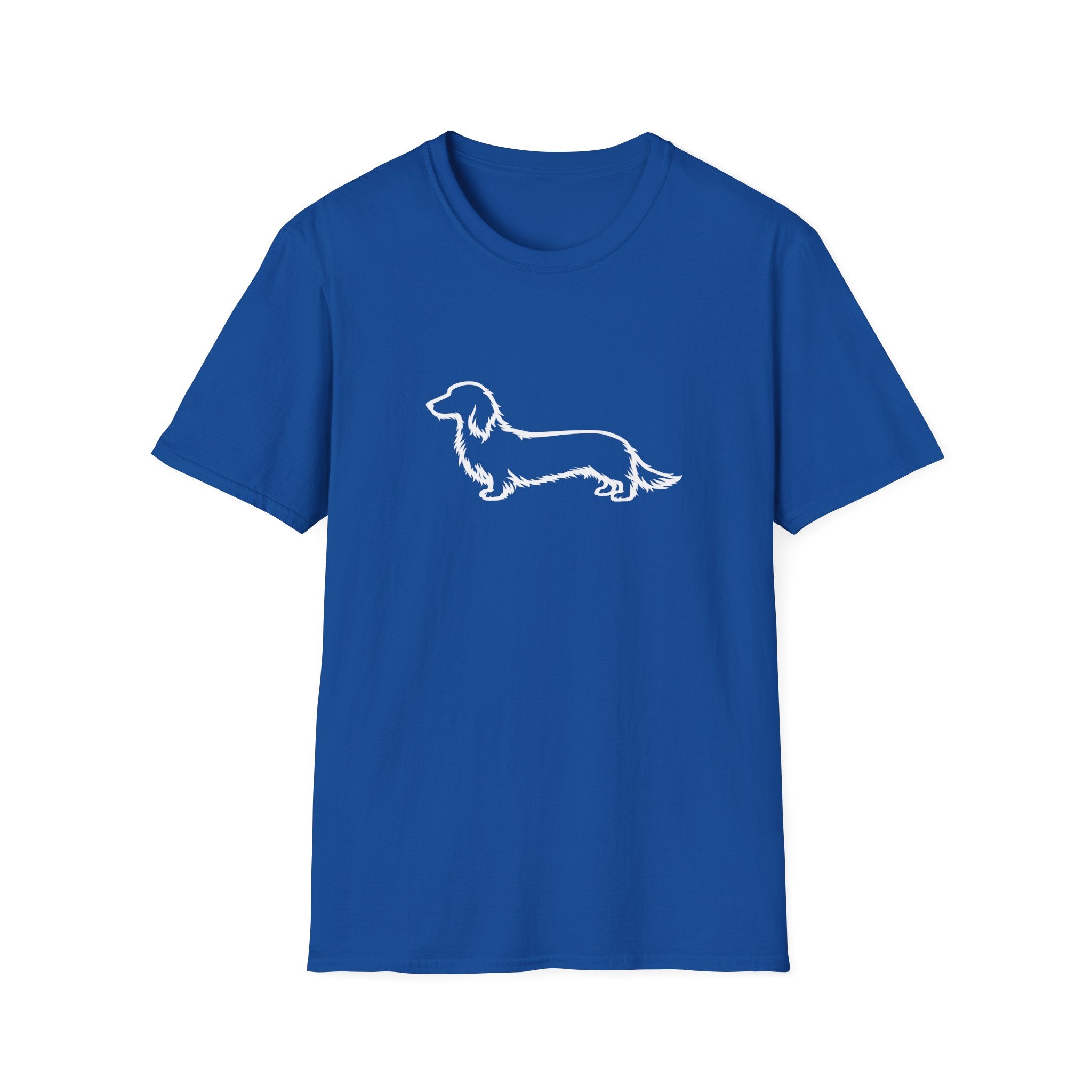 Long Hair Dachshund Silhouette T-Shirt