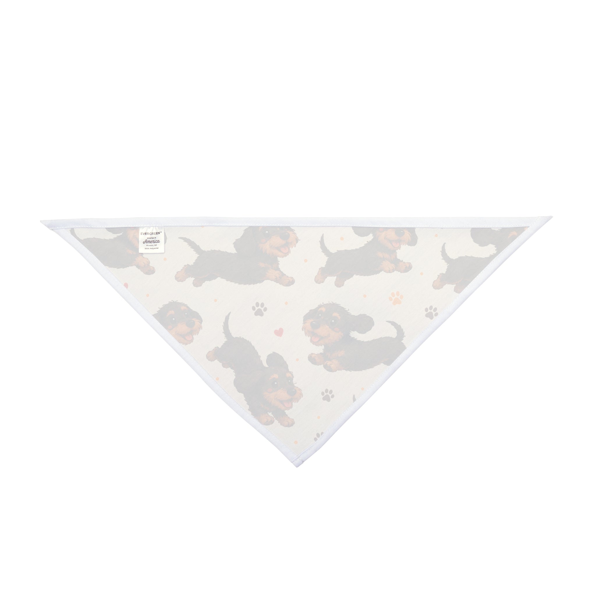 Running Wire Hair Dachshund Dog Bandana