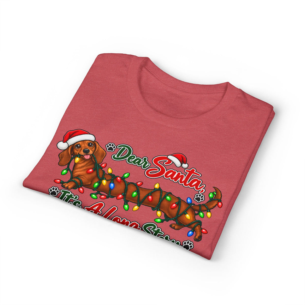 Dear Santa It's A Long Story T-Shirt