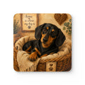 Cozy Short Hair Corkwood Coaster Set