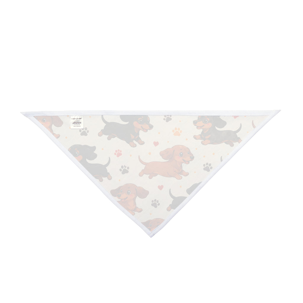 Short Hair Dachshunds Running Dog Bandana