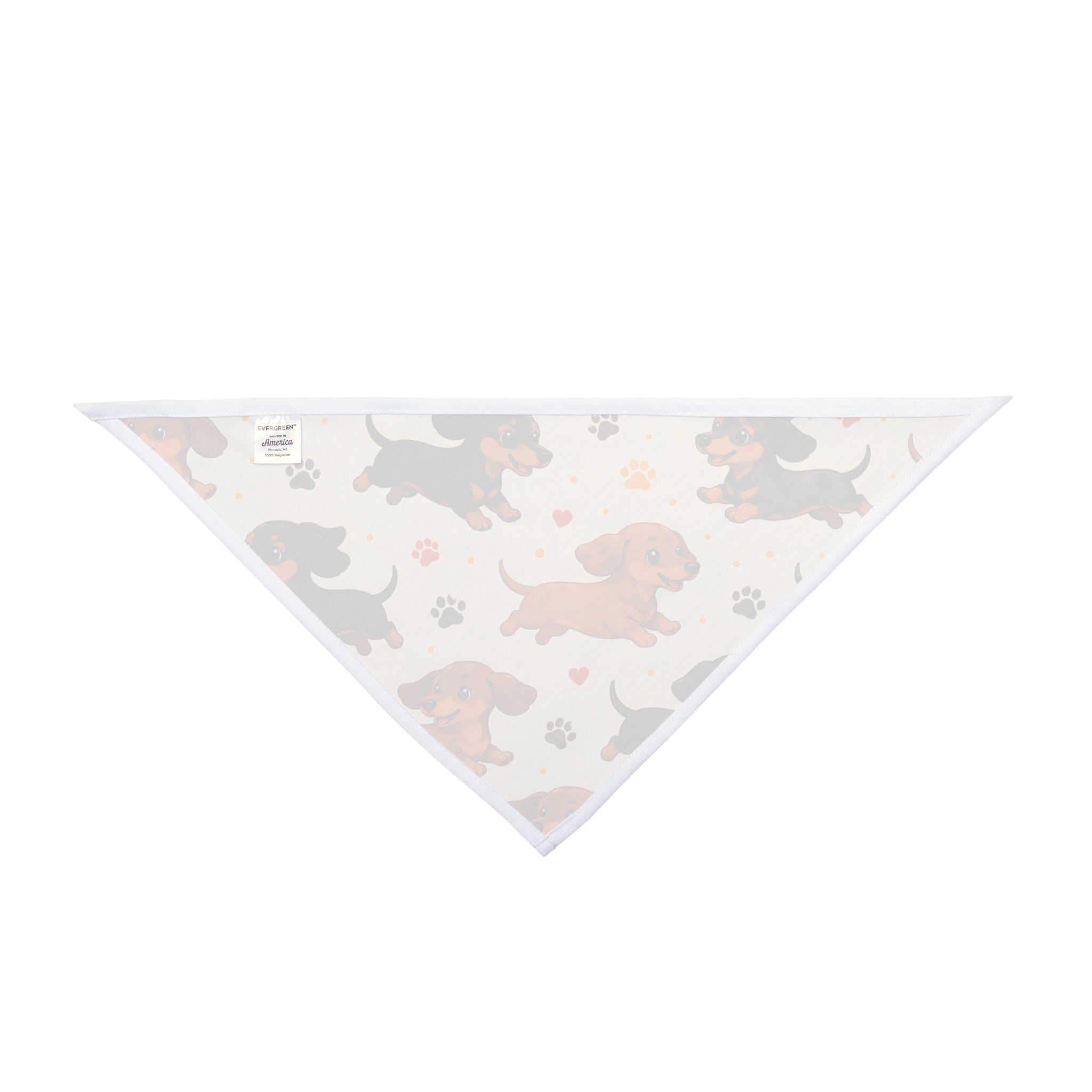 Short Hair Dachshunds Running Dog Bandana