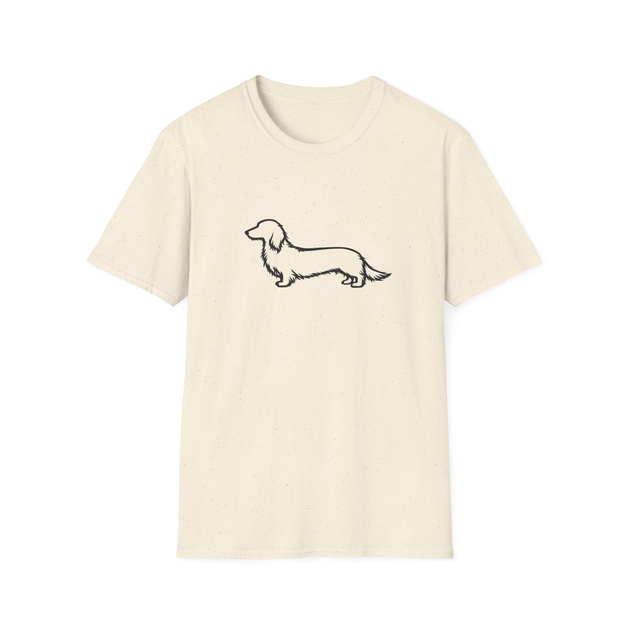 Long Hair Dachshund Silhouette T-Shirt
