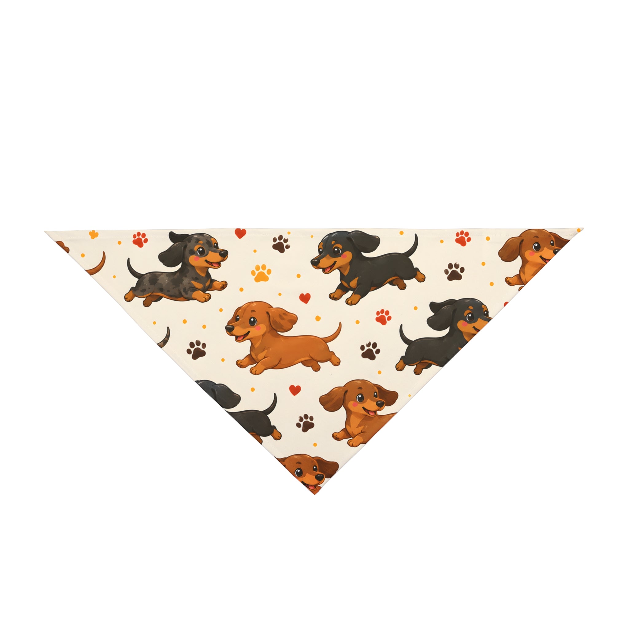 Short Hair Dachshunds Running Dog Bandana