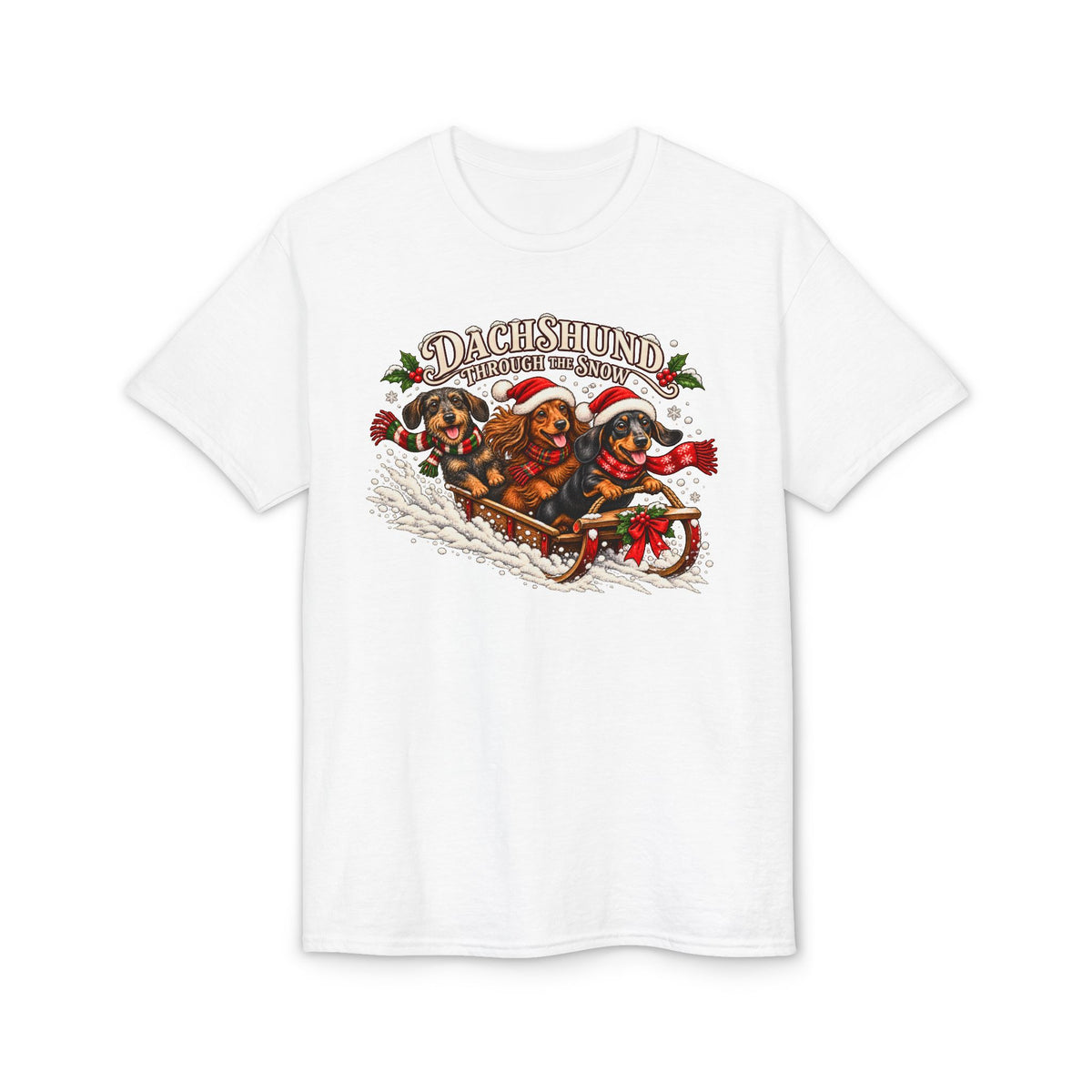 Dachshund Through The Snow T-Shirt