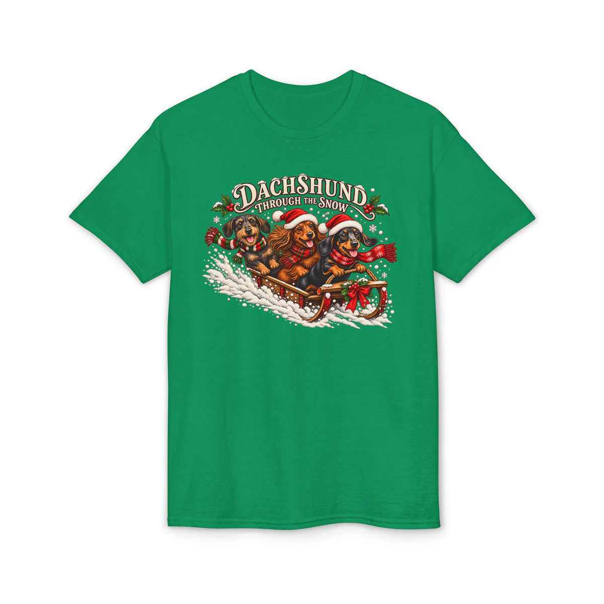 Dachshund Through The Snow T-Shirt