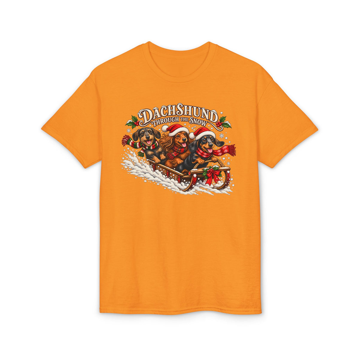 Dachshund Through The Snow T-Shirt