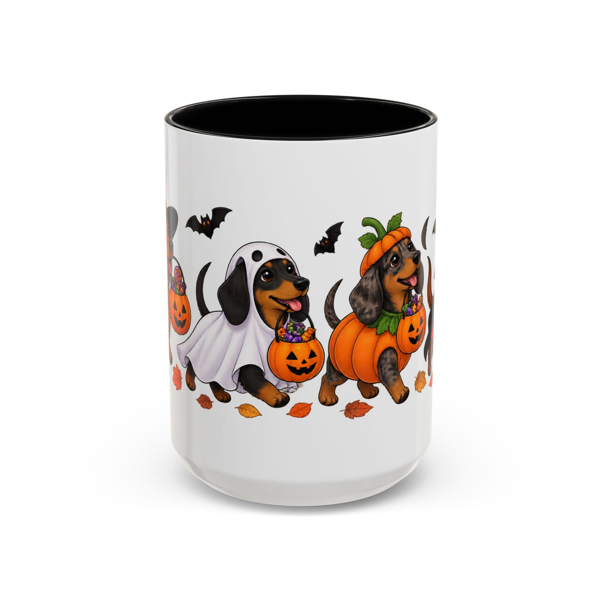 Dachshund Halloween Costume Parade Accent Coffee Mug