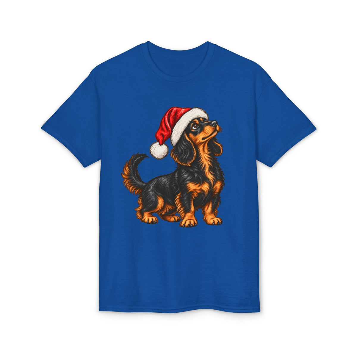 Long Hair With Santa Hat T-Shirt