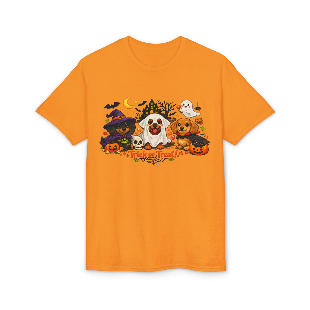 Trick Or Treat Dachshunds In Costume T-Shirt