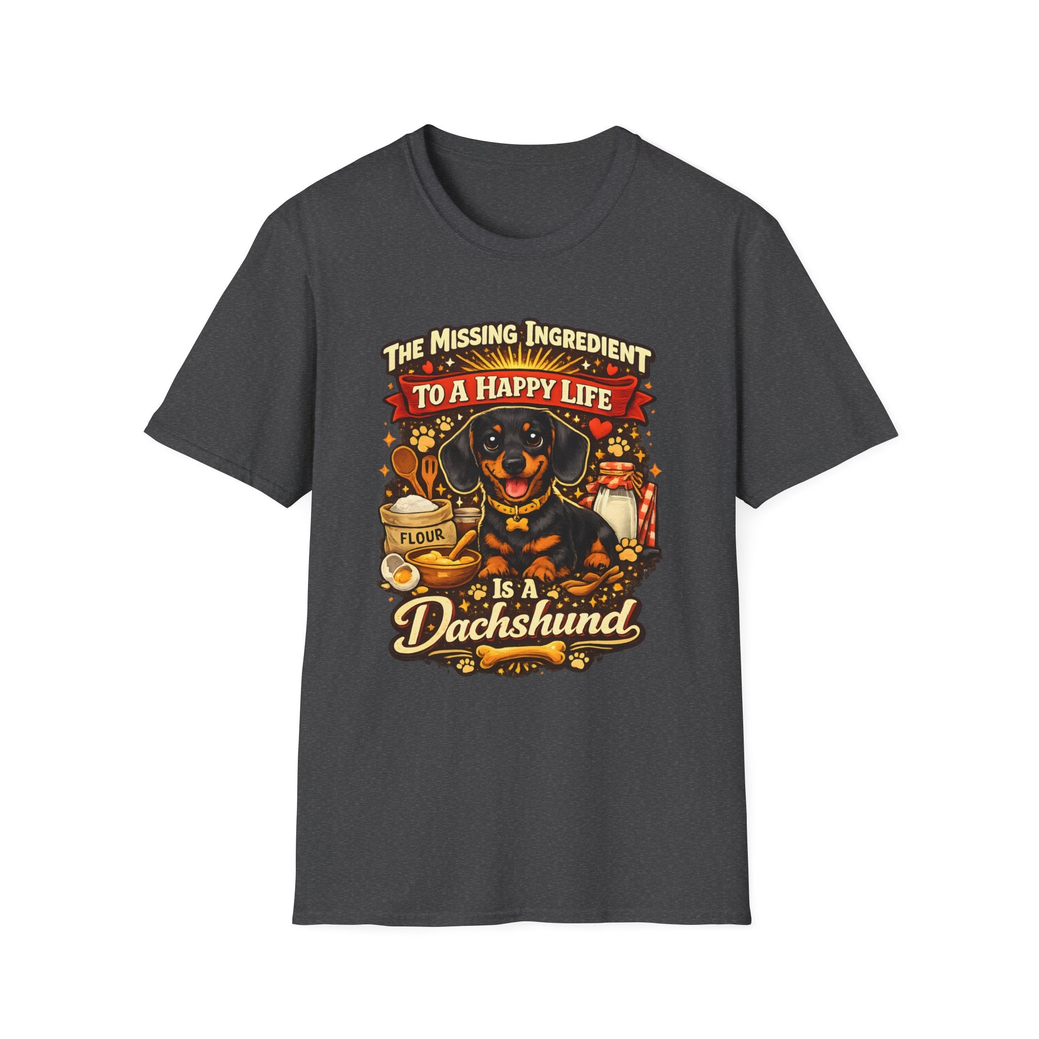 The Missing Ingredient To A Happy Life Is A Dachshund T-Shirt