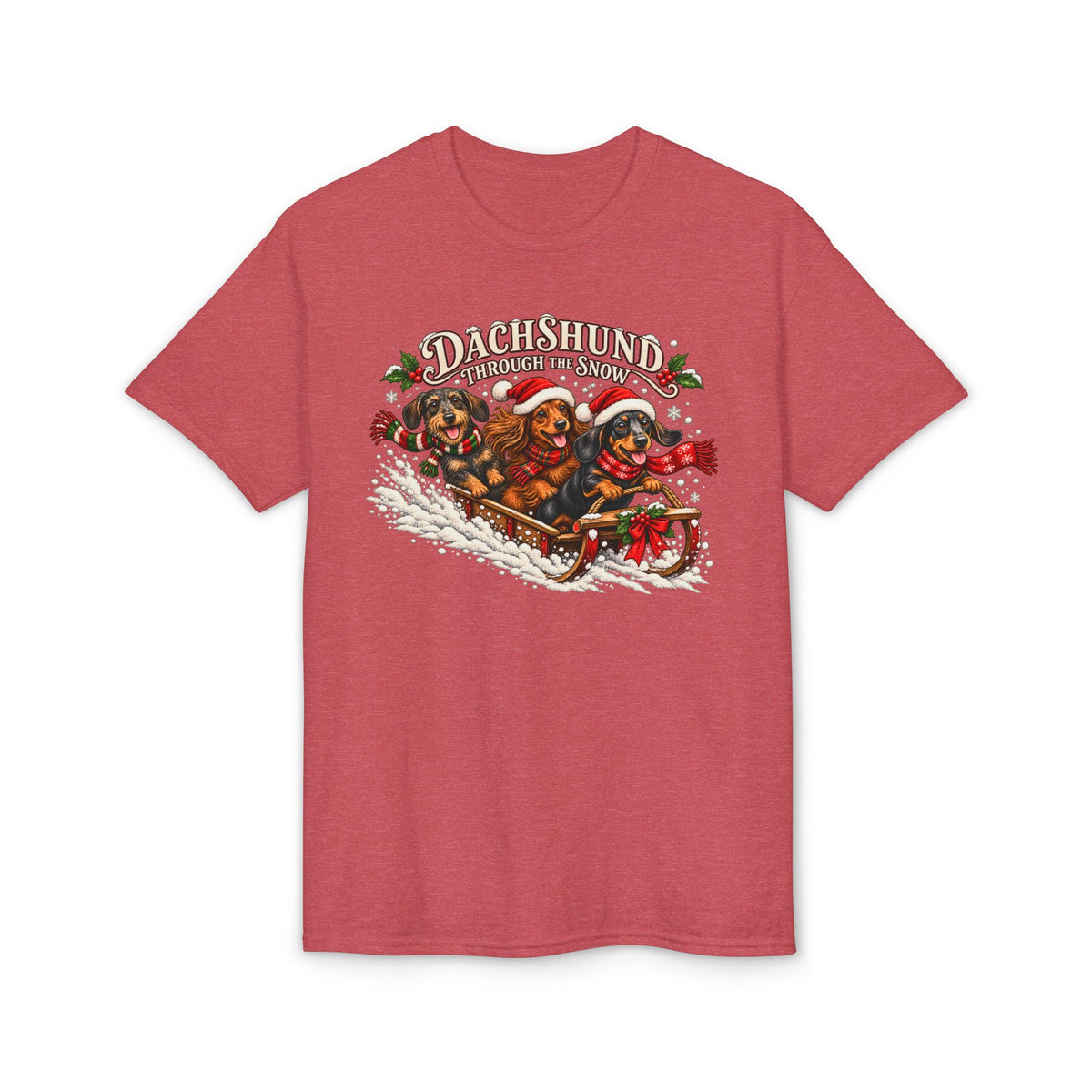 Dachshund Through The Snow T-Shirt