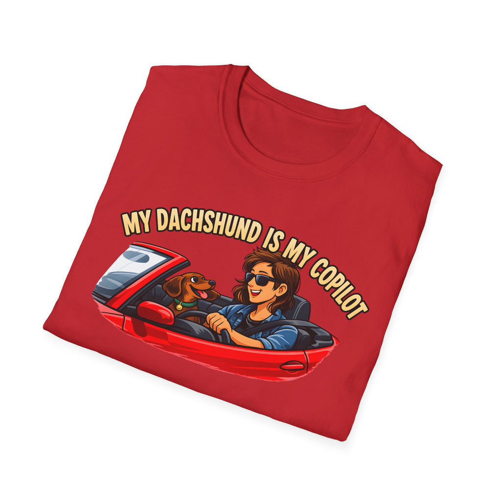 My Dachshund Is My Copilot Women's T-Shirt