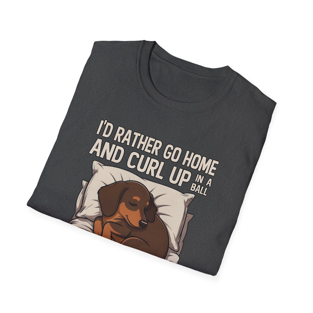 I'd Rather Curl Up In A Ball T-Shirt