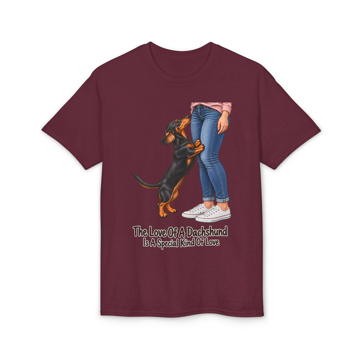 The Love Of A Dachshund Is A Special Kind Of Love Short Hair Women's T-Shirt