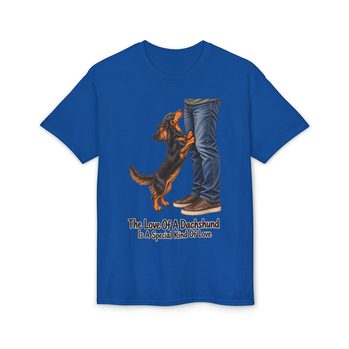 The Love Of A Dachshund Is A Special Kind Of Love Long Hair Men's T-Shirt