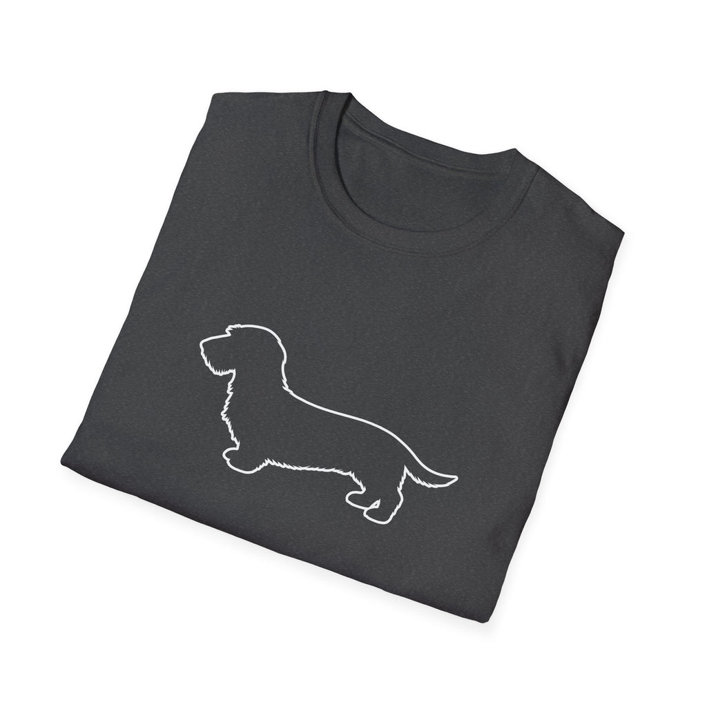 Wire Hair Dachshund Silhouette T-Shirt