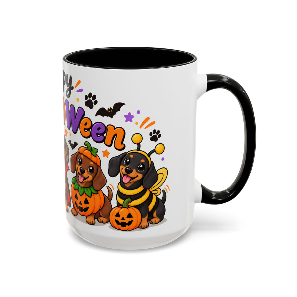 Happy Howl O Ween Accent Coffee Mug