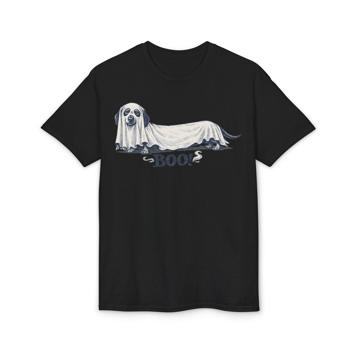 Long Dachshund Ghost Boo T-Shirt