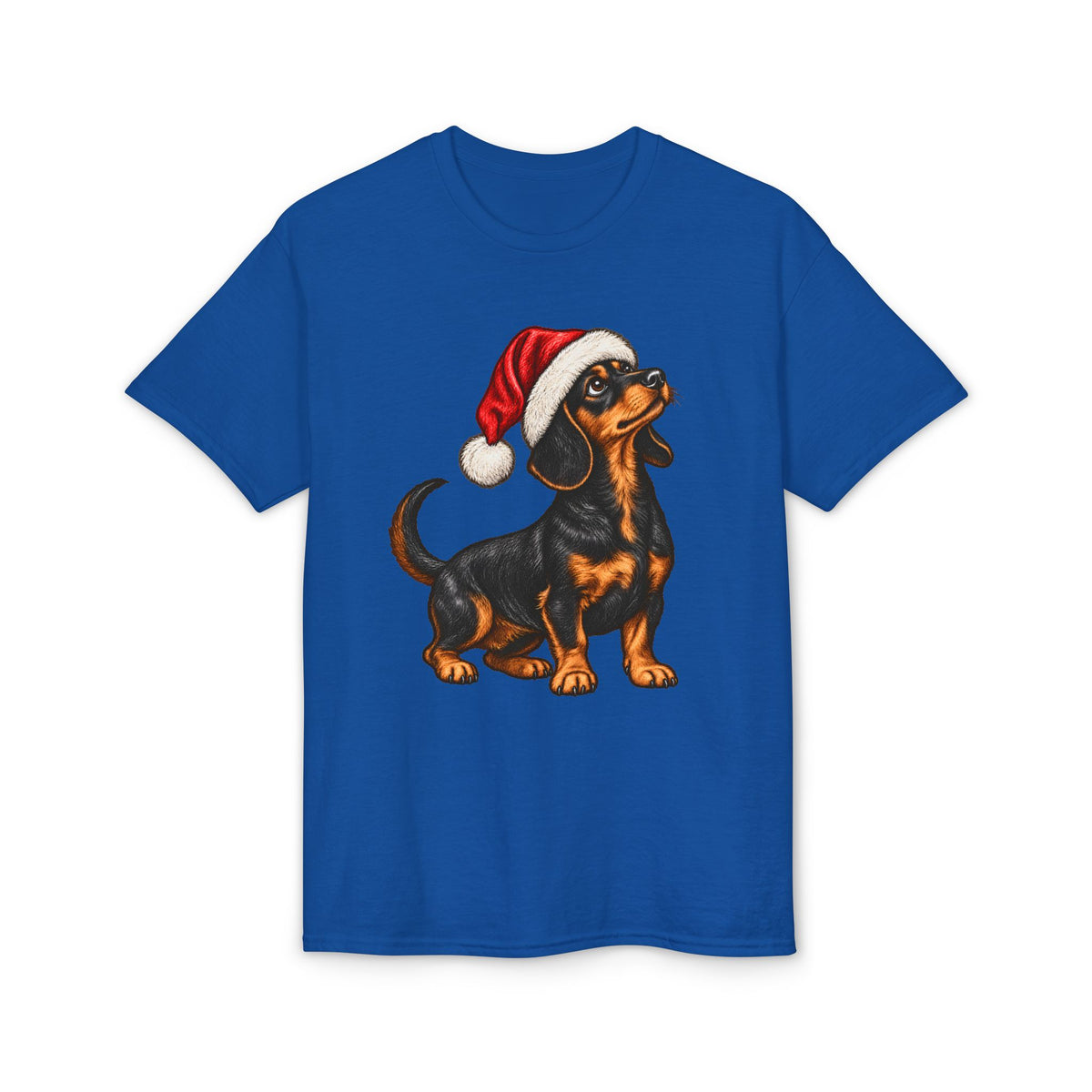 Short Hair With Santa Hat T-Shirt